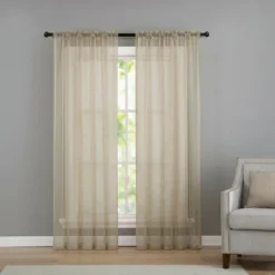 Kate Aurora Living Premium 2 Pack Sheer Voile Window Curtain Panels -Home Furnishing Store GUEST 64b195f3 caf5 4aa1 8e5a 09bd638a00cd