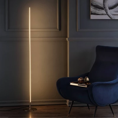 59.5" Iris Floor Lamp (Includes Energy Efficient Light Bulb) - JONATHAN Y 1 59.5" Iris Floor Lamp (Includes Energy Efficient Light Bulb) - JONATHAN Y