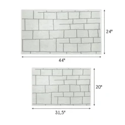 Sussexhome Non Skid Cotton Washable Kitchen Runner Rugs Set Of 44 X 24 And 31.5 X 20 Inches -Home Furnishing Store GUEST 65b0b7eb 1a5a 4a34 b102 8803e67b8f18