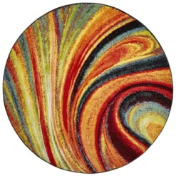 Home Dynamix Splash Adja Contemporary Abstract Swirl Area Rug -Home Furnishing Store GUEST 65bb3198 08d2 47cf 8002 339f19b20e4f