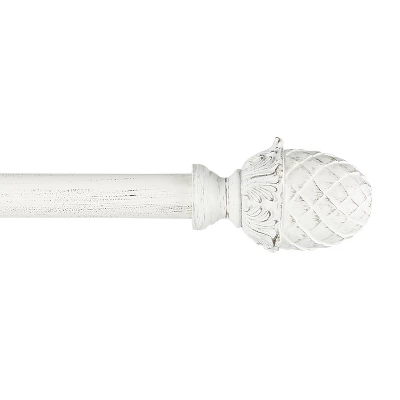 Exclusive Home Acorn 1" Curtain Rod And Coordinating Finial Set 1 Exclusive Home Acorn 1" Curtain Rod And Coordinating Finial Set