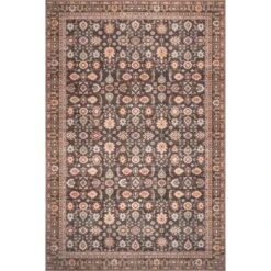 NuLOOM Cathie Persian Floral Machine Washable Area Rug -Home Furnishing Store GUEST 65d0da6f d198 4de5 bac4 8c9c6cececf5