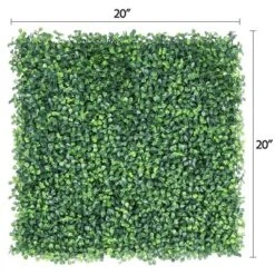 Yaheetech 20" X 20" Artificial Boxwood Hedge Panel Plastic Greenery Indoor & Outdoor -Home Furnishing Store GUEST 66c61900 b5ad 4f40 98e2 01eb409eb617