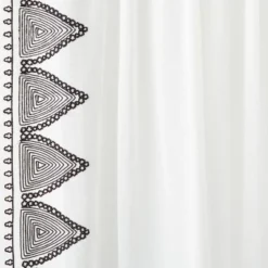 1pc Light Filtering Diamond Border Window Curtain Panel White - Opalhouse™ Designed With Jungalow™ 6 1pc Light Filtering Diamond Border Window Curtain Panel White - Opalhouse™ Designed With Jungalow™ -Home Furnishing Store GUEST 6a1227ec a22c 4a58 b5cd ea3e9bda3f45