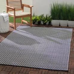 Home Conservatory Trellis Handwoven Indoor/Outdoor Area Rug