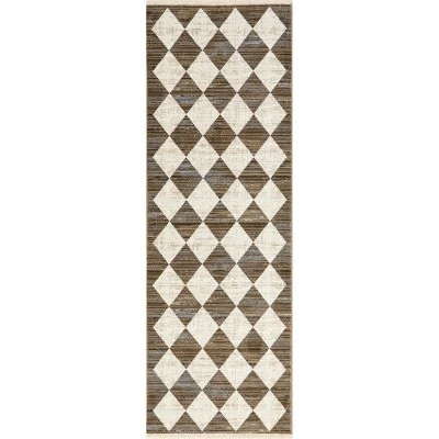 Meline Checkered Fringe Area Rug 10 Meline Checkered Fringe Area Rug - Image 10