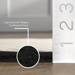 NuLOOM Casual Herringbone Anti Fatigue Kitchen Or Laundry Room Comfort Mat 9 NuLOOM Casual Herringbone Anti Fatigue Kitchen Or Laundry Room Comfort Mat -Home Furnishing Store GUEST 6db290e8 6fa8 4184 baff e8f7222f78f0