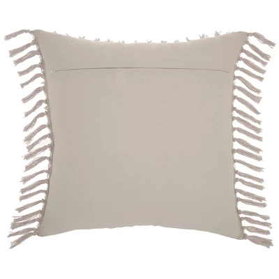 Oversize Life Styles Cut Fray Texture Throw Pillow - Mina Victory 3 Oversize Life Styles Cut Fray Texture Throw Pillow - Mina Victory - Image 3