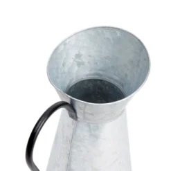 Juvale Rustic-Style Galvanized Pitcher Vase With Handle, Metal Watering Can For Farmhouse-Style Home Decor, Table Centerpieces, 12 In -Home Furnishing Store GUEST 6ef9eca2 926a 4f73 b09b a63dd8a6c41e