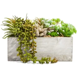 Juvale Artificial Mixed Succulent Faux Fake Cactus Plants In Rectangular Wooden Planter Box 9 X 4 In. 8 Juvale Artificial Mixed Succulent Faux Fake Cactus Plants In Rectangular Wooden Planter Box 9 X 4 In. -Home Furnishing Store GUEST 6f812f24 c905 4491 8dda a5dc3e83111b