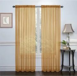 GoodGram 2 Piece Rod Pocket Elegant Sheer Voile Curtain Panels 22 GoodGram 2 Piece Rod Pocket Elegant Sheer Voile Curtain Panels -Home Furnishing Store GUEST 6fae8f24 cd8f 4980 a41c 9237ea33fc17