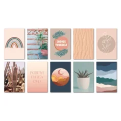 Juvale 50 Pack Boho Themed Aesthetic Wall Prints Collage Kit For Gallery Wall With Motivational Quotes For Indoor Home Decor, 4 X 6 In 6 Juvale 50 Pack Boho Themed Aesthetic Wall Prints Collage Kit For Gallery Wall With Motivational Quotes For Indoor Home Decor, 4 X 6 In -Home Furnishing Store GUEST 6febd640 1daf 4c99 a83f a5e0820af885