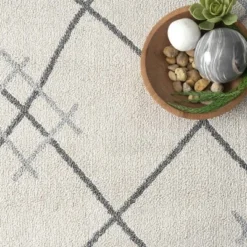 NuLOOM Alara Modern Trellis Tassel Area Rug -Home Furnishing Store GUEST 70cb0062 14f1 4202 8f78 4ff427b7cc78