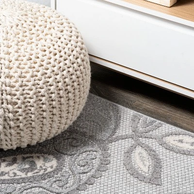 Mediterranean Medallion Indoor/Outdoor Area Rug - JONATHAN Y 3 Mediterranean Medallion Indoor/Outdoor Area Rug - JONATHAN Y - Image 3