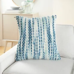 20"x20" Oversize Life Styles Spacedye Basketweave Square Throw Pillow - Mina Victory -Home Furnishing Store GUEST 7235447e 7424 4d63 9011 19f1edfc0414
