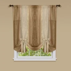 GoodGram Royal Ombre Crushed Semi Sheer Tie Up Single Window Curtain Shade -Home Furnishing Store GUEST 743db438 4ac2 4b71 921a d39c67110922
