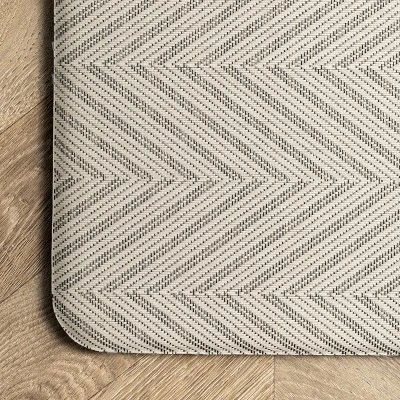NuLOOM Casual Herringbone Anti Fatigue Kitchen Or Laundry Room Comfort Mat 2 NuLOOM Casual Herringbone Anti Fatigue Kitchen Or Laundry Room Comfort Mat - Image 2