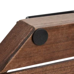 Decorative Rustic Wooden Serving Tray With Metal Handles For Candles, Coffee Table, Farmhouse Home Decor (11.75 X 11.75 X 2.75 In) -Home Furnishing Store GUEST 762de32a 5573 4666 a30d ee4d7df4ee2d