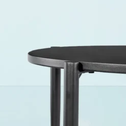 Round Metal Outdoor Coffee Table - Black - Hearth & Hand™ With Magnolia -Home Furnishing Store GUEST 776977b7 c817 4f29 89b8 d1226fae29b0