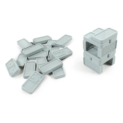 Hudson Baby Infant And Toddler Silicone Dominoes, Blue, One Size 1 Hudson Baby Infant And Toddler Silicone Dominoes, Blue, One Size