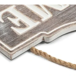 Juvale Rustic Hanging Wooden Welcome Sign For Front Door (17 X 6.75 Inches) -Home Furnishing Store GUEST 792dae23 321b 4cba 9c9e a7083cbd484e