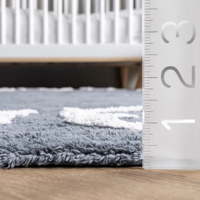 NuLOOM Kids Washable Round Alphabet Rug 2 NuLOOM Kids Washable Round Alphabet Rug - Image 2