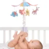 Lambs & Ivy Snuggle Jungle Pastel Safari Musical Baby Crib Mobile Soother Toy
