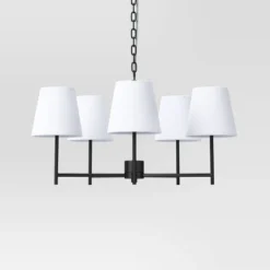 5 Arm Shaded Chandelier - Threshold™ 11 5 Arm Shaded Chandelier - Threshold™ -Home Furnishing Store GUEST 7acf848b 4c0f 48ef 9863 fc259012496e