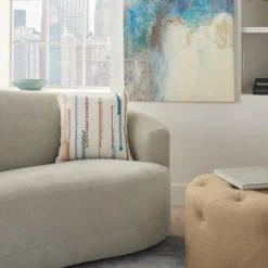 Life Styles Woven Patches Throw Pillow - Mina Victory -Home Furnishing Store GUEST 7c6fd217 5290 4e21 8b7c 0eb97b097b02