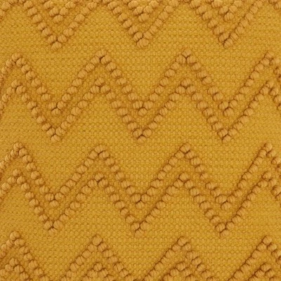 18"x18" Life Styles Chevron Loops Square Throw Pillow Yellow - Mina Victory 4 18"x18" Life Styles Chevron Loops Square Throw Pillow Yellow - Mina Victory - Image 4