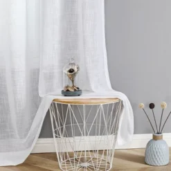 Kate Aurora 2 Pack Lux Thread Premium Woven Grommet Top Sheer Curtain Panels -Home Furnishing Store GUEST 7cac5c52 c311 49fb bb41 4eddc305642c