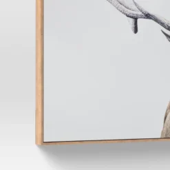 47" X 24" Deer Framed Wall Canvas - Threshold™ 5 47" X 24" Deer Framed Wall Canvas - Threshold™ -Home Furnishing Store GUEST 801f9c94 a9bf 43ed b5ef dcc9caa0f1b7
