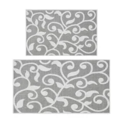 Sussexhome Non Skid Washable Kitchen Runner Rugs Set Of 2 - Multipurpose Low Pile Area Rugs For Laundry Room, Entryway, Bathroom - Set Of 44 X 24 And 31.5 X 20 Inches Floor Mats -Home Furnishing Store GUEST 80554b75 ff83 409e 8ee6 09bf6a8308ef