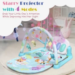 3 In 1 Baby And Toddler Learning Toys Fitness Music And Lights Fun Piano Activity Center Blue -Home Furnishing Store GUEST 81b56198 7091 461a 8729 caa298d98715