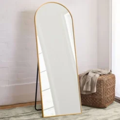 Serio 65" Height X 22" Width Oversize Arch-Crowned Top Full Length Floor Mirror With Stand-The Pop Home 12 Serio 65" Height X 22" Width Oversize Arch-Crowned Top Full Length Floor Mirror With Stand-The Pop Home -Home Furnishing Store GUEST 837c3024 e334 4d0b 8ca8 0dcb25f94016 1