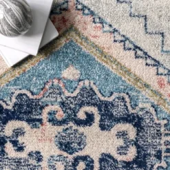 NuLOOM Chase Faded Vintage Medallion Area Rug 14 NuLOOM Chase Faded Vintage Medallion Area Rug -Home Furnishing Store GUEST 85345598 d258 4716 91e7 5603a56adec6