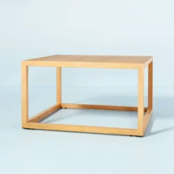 Wood Frame Square Coffee Table - Natural - Hearth & Hand™ With Magnolia -Home Furnishing Store GUEST 855a45a2 ddfe 4fef b837 2b5a989a03cc