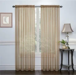 GoodGram 2 Piece Rod Pocket Elegant Sheer Voile Curtain Panels 18 GoodGram 2 Piece Rod Pocket Elegant Sheer Voile Curtain Panels -Home Furnishing Store GUEST 8579e018 7b79 4655 b798 96330f9c167c