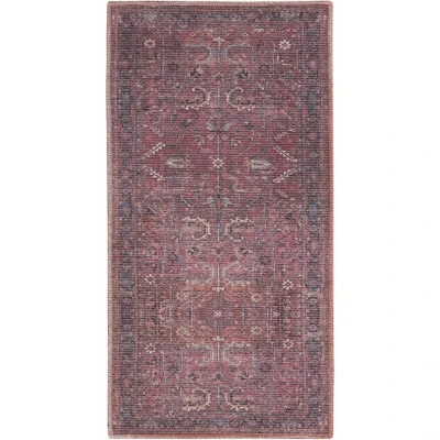 Nicole Curtis Machine Washable Bordered Vine And Bloom Indoor Rug 11 Nicole Curtis Machine Washable Bordered Vine And Bloom Indoor Rug - Image 11