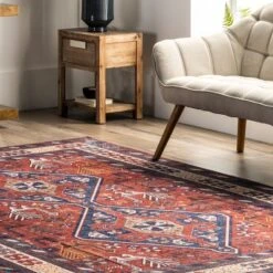 NuLOOM Stella Machine Washable Traditional Global Area Rug -Home Furnishing Store GUEST 87430c05 2f1a 4aee 82eb 068b428962db