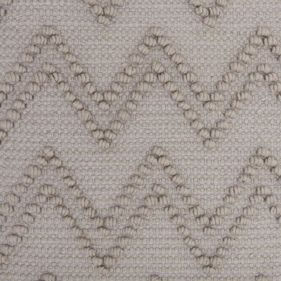 18"x18" Life Styles Chevron Loops Square Throw Pillow Light Gray - Mina Victory 5 18"x18" Life Styles Chevron Loops Square Throw Pillow Light Gray - Mina Victory - Image 5