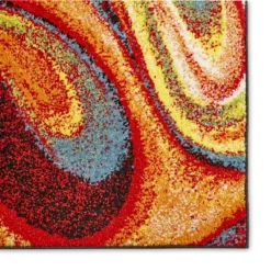 Home Dynamix Splash Adja Contemporary Abstract Swirl Area Rug