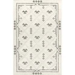 Nadette Geometric High/Low Wool Area Rug -Home Furnishing Store GUEST 8a25a556 f2a2 4172 9fe5 5e0d29ca05ba