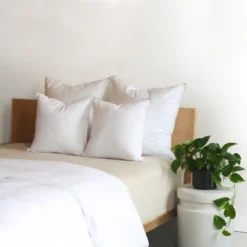 20" X 20" Down Alternative White Square Pillow Insert | BOKSER HOME -Home Furnishing Store GUEST 8a57ea26 7586 41d2 bcc1 8872e1bfb8da