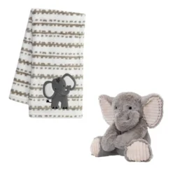 Lambs & Ivy Blanket & Plush Luxury Newborn Baby Gift Set - Gray Elephant 9 Lambs & Ivy Blanket & Plush Luxury Newborn Baby Gift Set - Gray Elephant -Home Furnishing Store GUEST 8b129e00 1219 4ac7 8a25 653cb24b943c