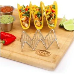 2 Lb Depot Premium Stainless Steel Stackable Taco Holders - Holds 2-5 Hard Or Soft Tacos, Five Styles Available - Set Of 2 9 2 Lb Depot Premium Stainless Steel Stackable Taco Holders - Holds 2-5 Hard Or Soft Tacos, Five Styles Available - Set Of 2 -Home Furnishing Store GUEST 8b3a1883 5884 4cc2 ab7f 311829fe1783