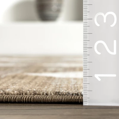 Meline Checkered Fringe Area Rug 2 Meline Checkered Fringe Area Rug - Image 2