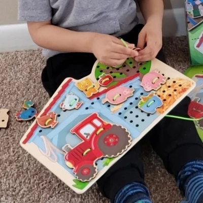 HABA The Farm Threading Game 8 HABA The Farm Threading Game - Image 8