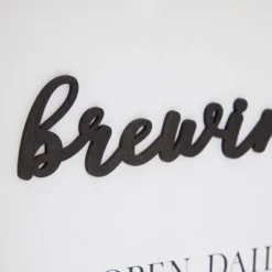 Farmlyn Creek Brewing Station Sign For Kitchen, Wooden Farmhouse Coffee House Bar Wall Decor With Hooks, 16 X 9 In -Home Furnishing Store GUEST 8c30e79d 3d0b 4516 9bec 98837f9493cc