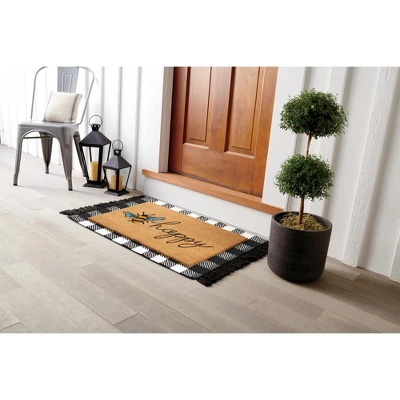 Nourison Casa Bella NC461 Bee Happy Door Mat - Multicolor 1'6"X2'6" 1 Nourison Casa Bella NC461 Bee Happy Door Mat - Multicolor 1'6"X2'6"